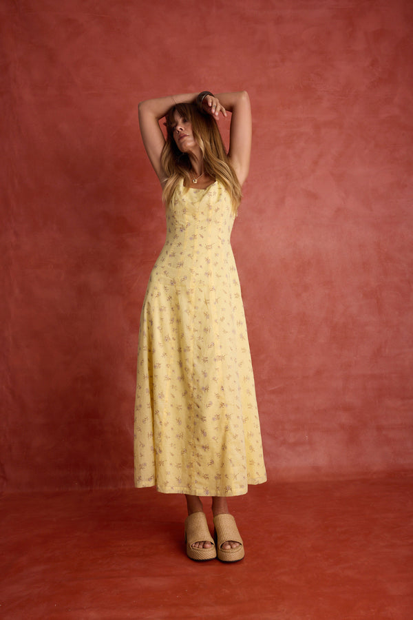 Cece Panelled Midi Dress