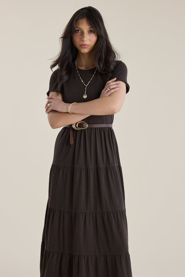 Elementary Jersey Tiered Dress
