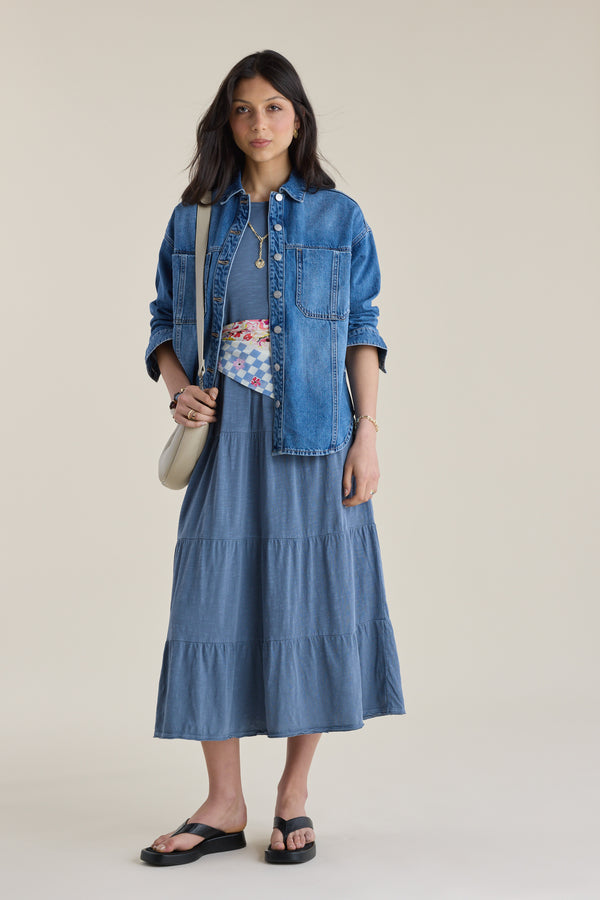 Elementary Jersey Tiered Dress