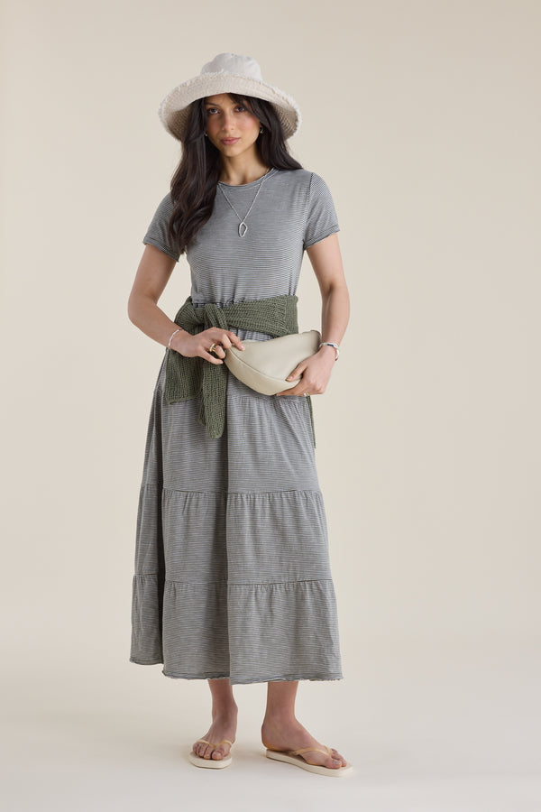 Elementary Jersey Tiered Dress