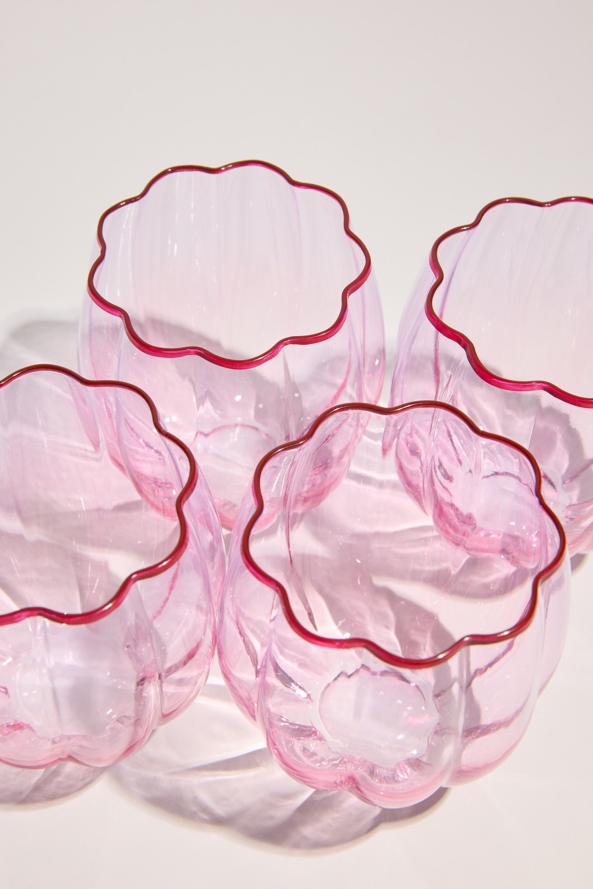 Homelab Petal Stemless Glass Set