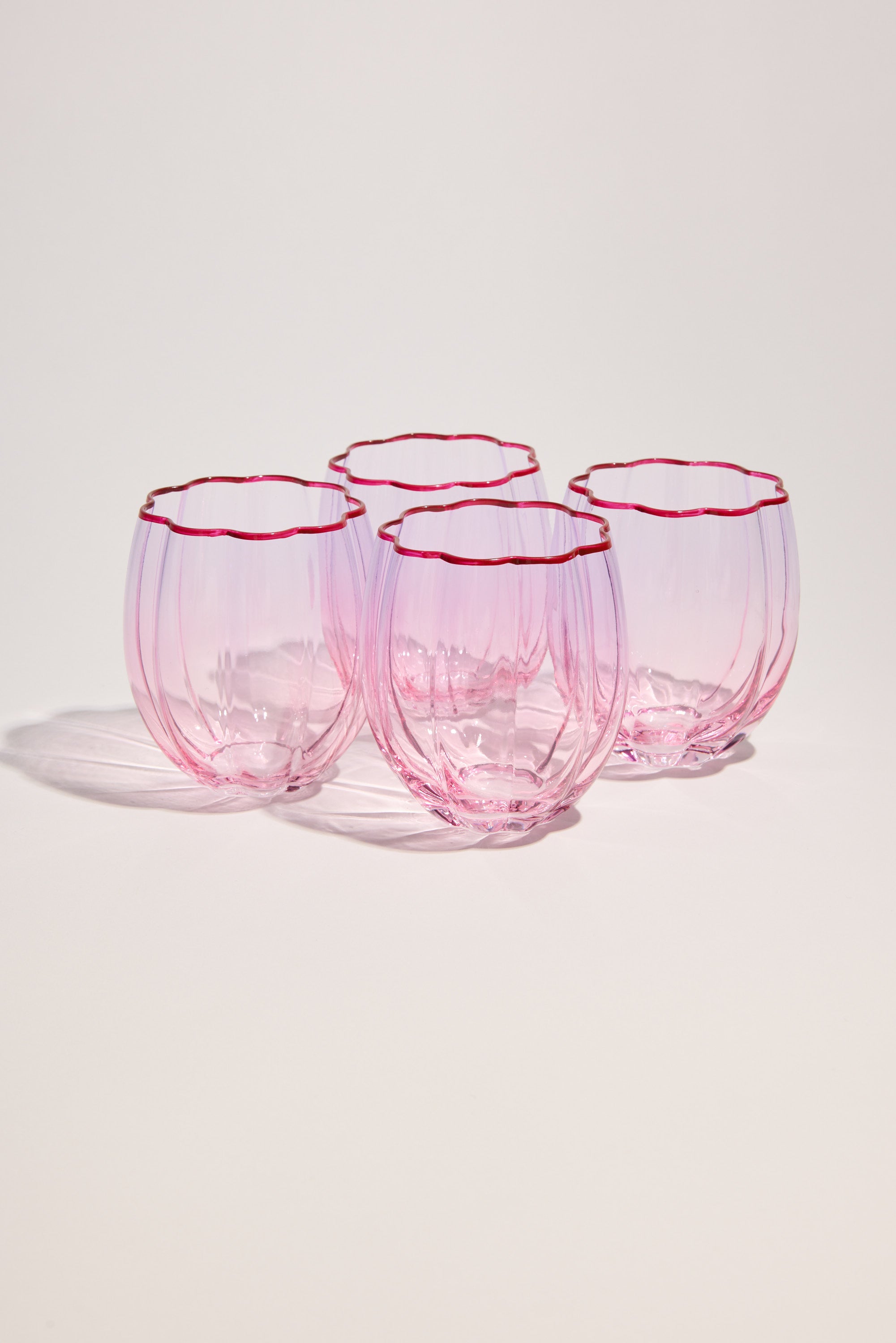 Homelab Petal Stemless Glass Set