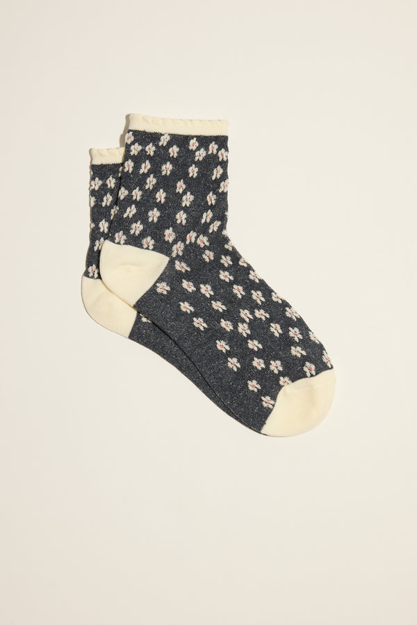 Charlie Textured Floral Socks