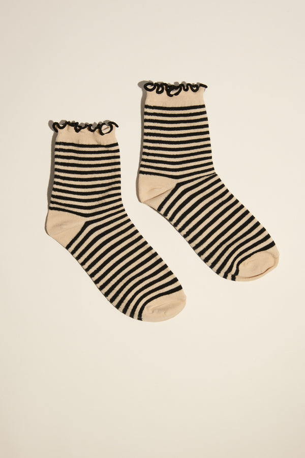 Odette Stripe Ankle Socks
