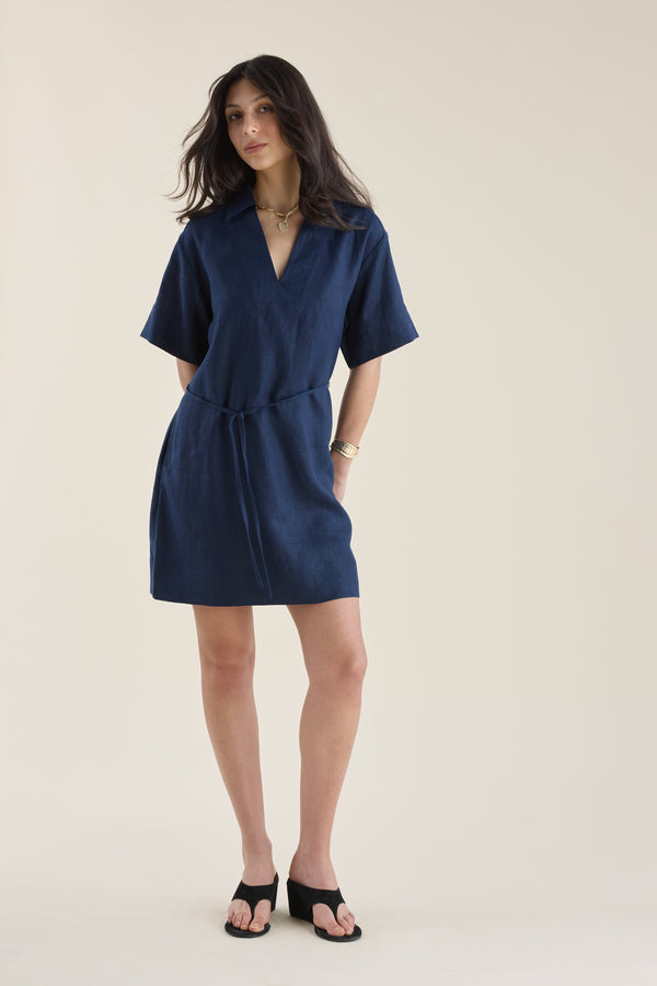 Jade Collar Detail Dress