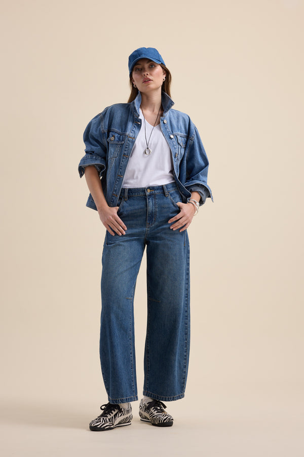 The Good Earth Cotton V Neck Tee