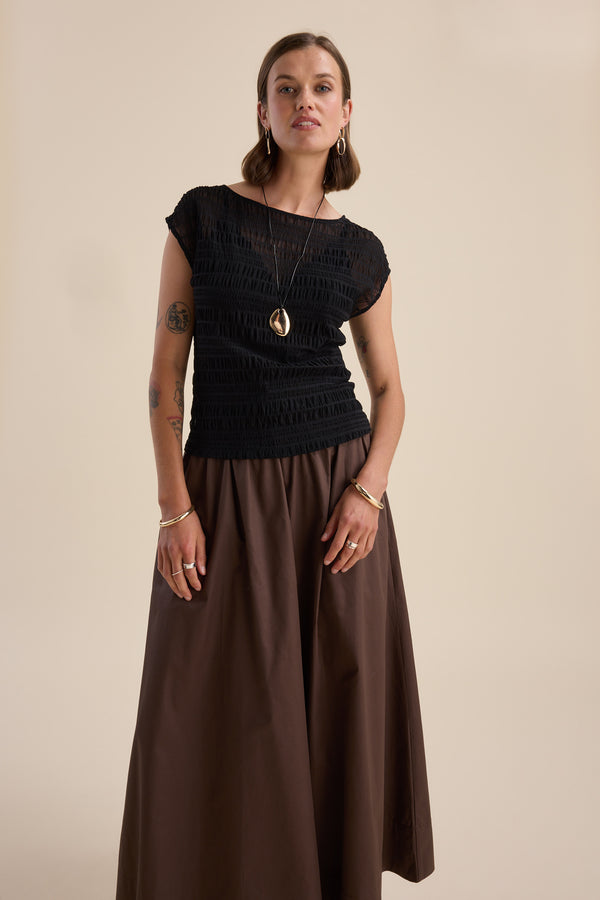 Willow Textured Mesh Tee