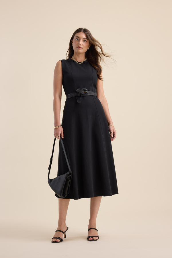 Elementary Sleeveless Midi Dress