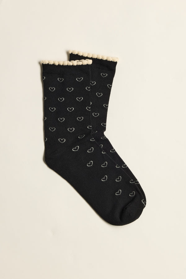 Connie Hearts Crew Socks