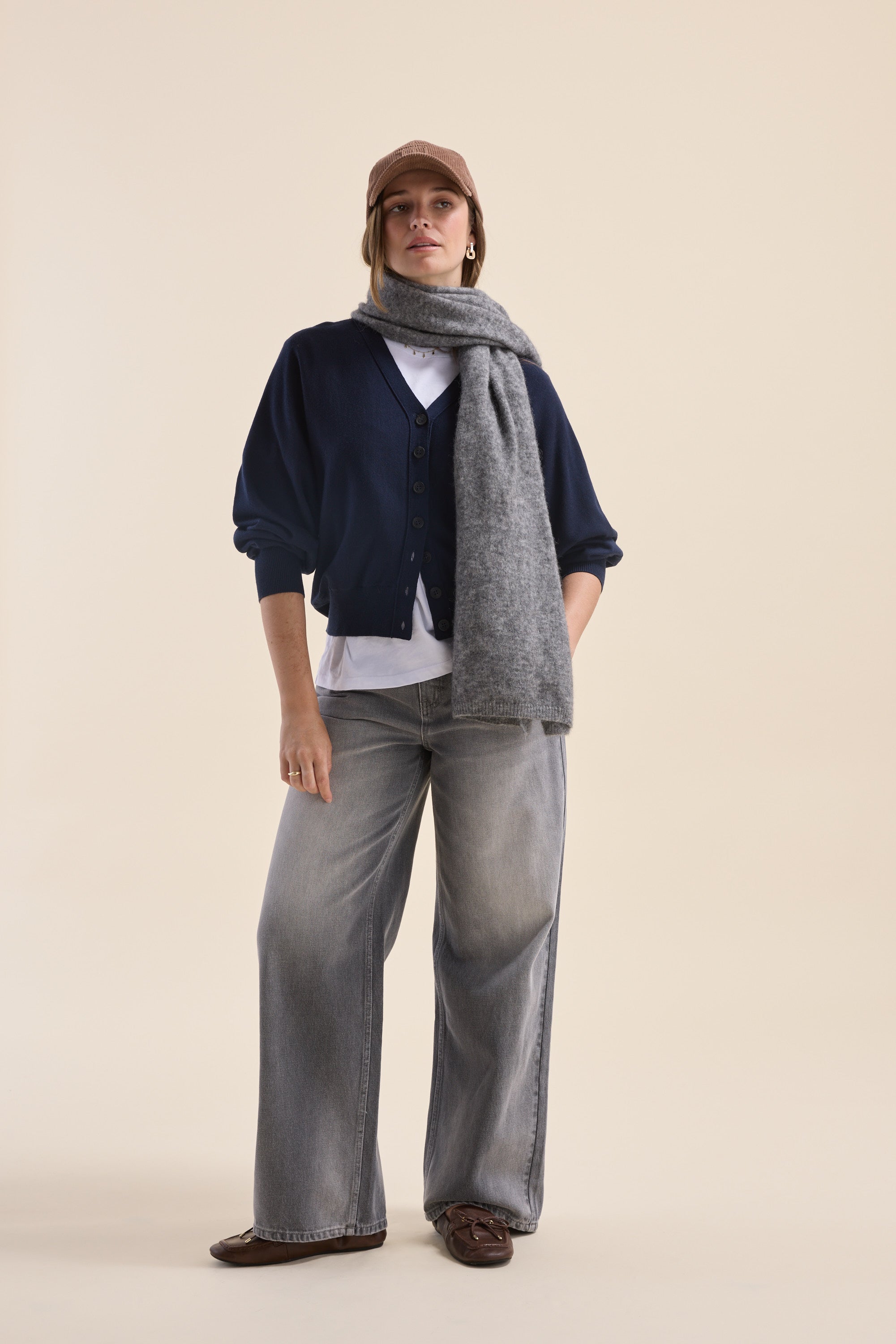 Shop Emmy ZQ Merino Cardi (Classic Navy) | Max