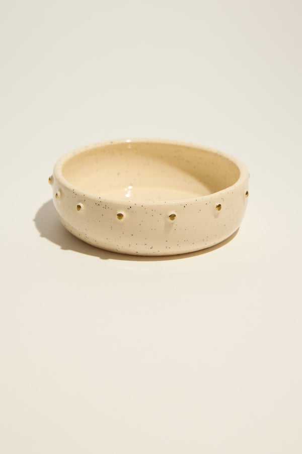 Magnolia Lane Gold Trim Ring Bowl