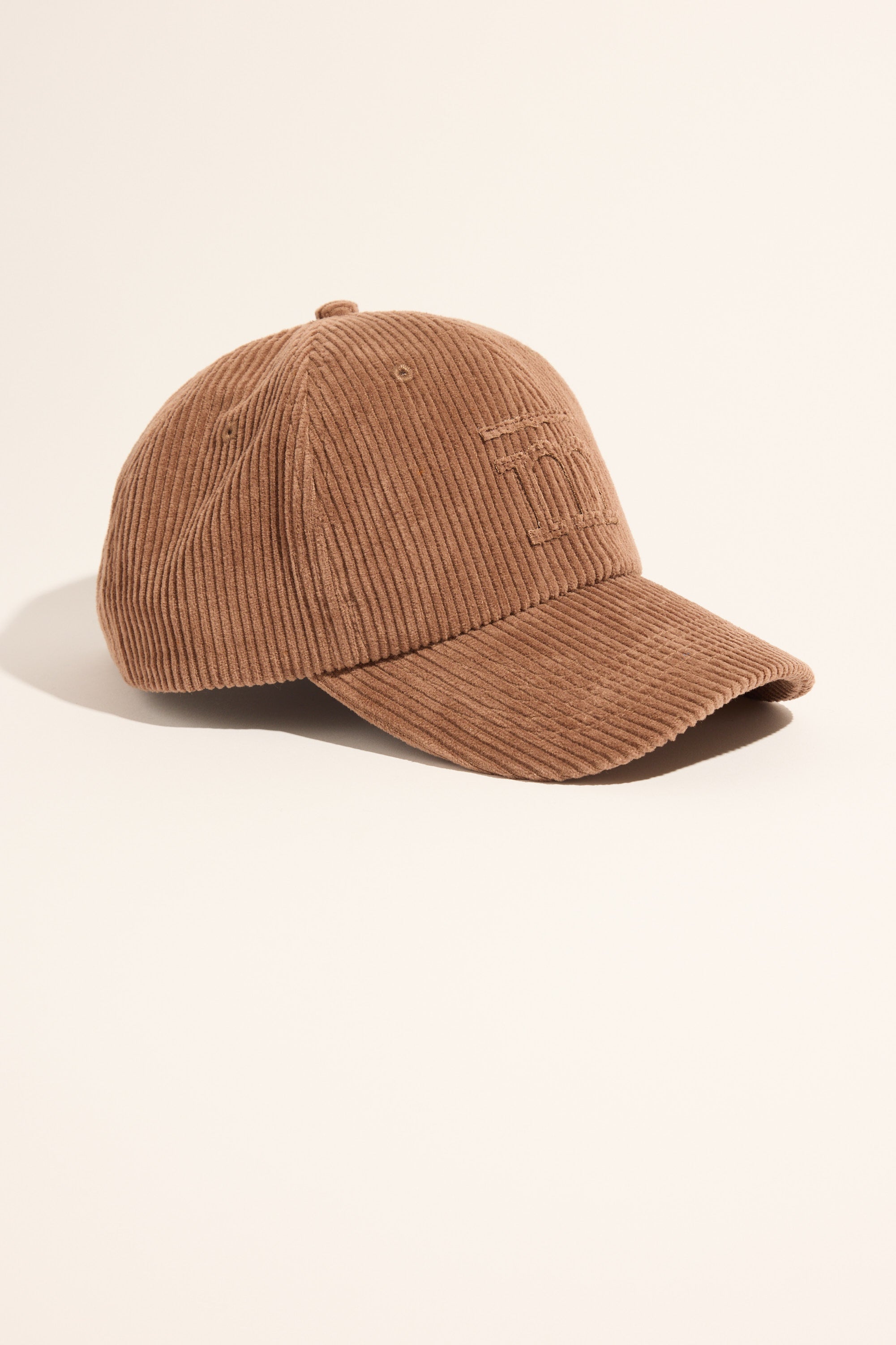 Max Maggie Cord Cap with front logo embroidery, shown on a neutral background.
