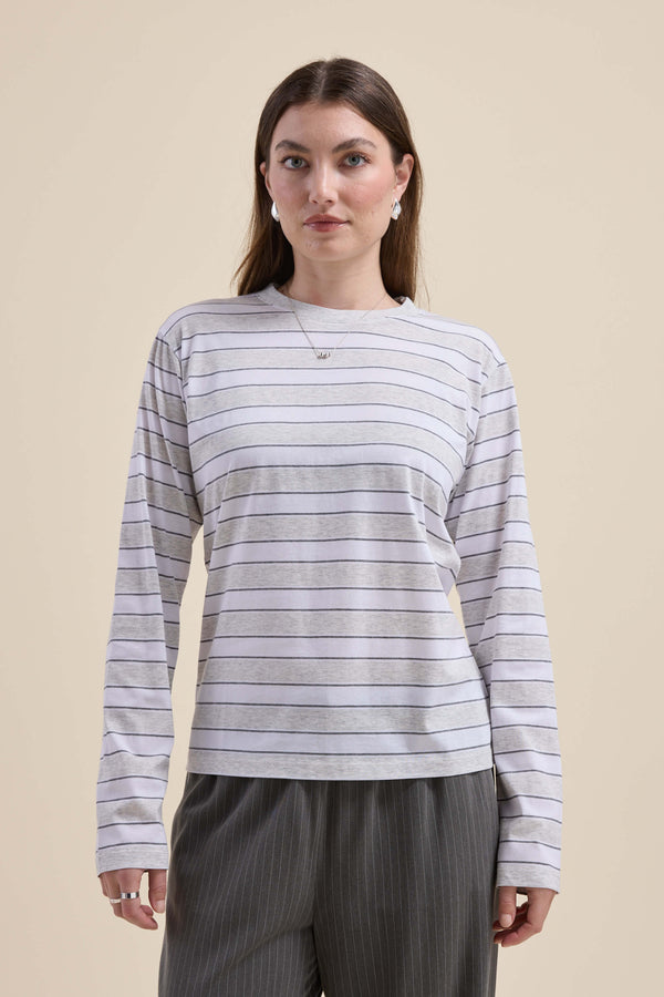 Carmen Long Sleeve Stripe Tee
