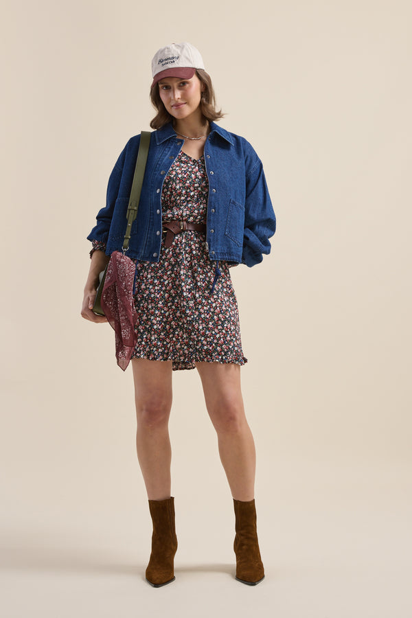 Elementary Button Front Dress