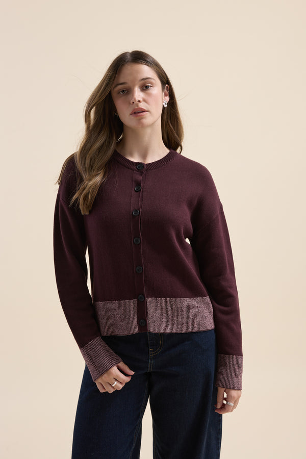 Farrah Crew Neck Cardi