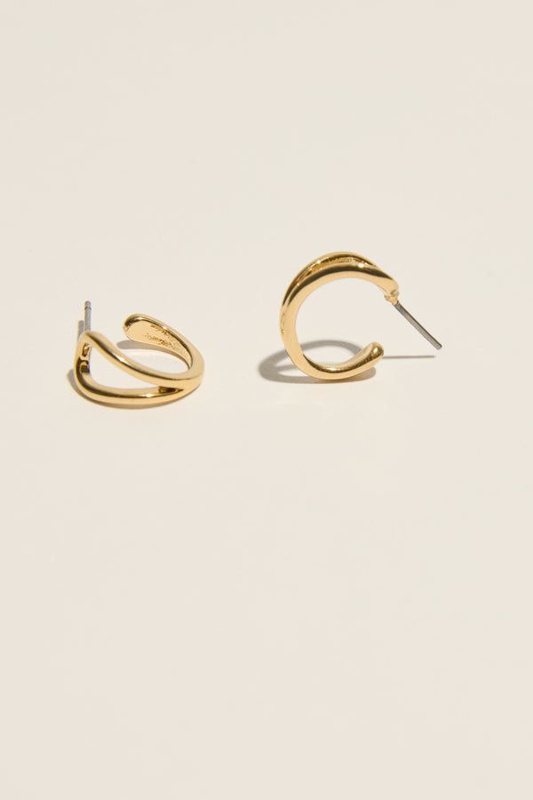 Atelier 19 Fluid Hoop Earrings