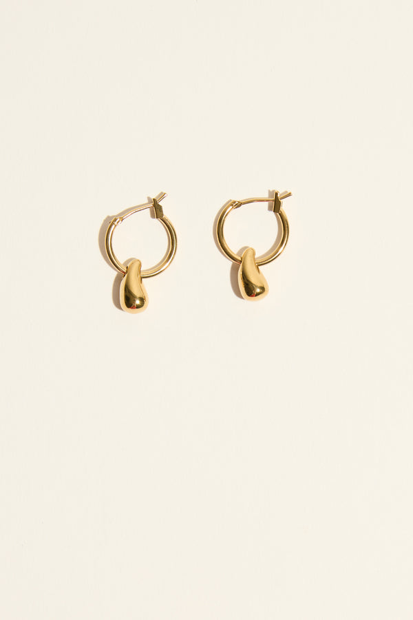 Atelier 19 Dewdrop on Hoop Earrings