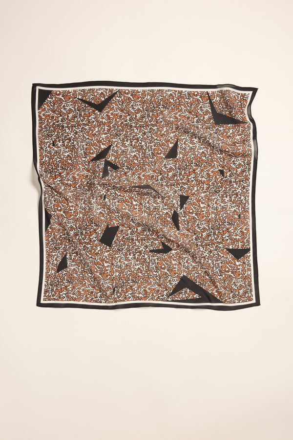 Macy Geometric Silk Scarf