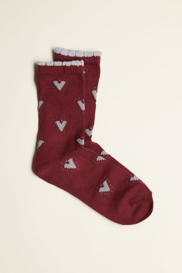 Georgia Heart Socks
