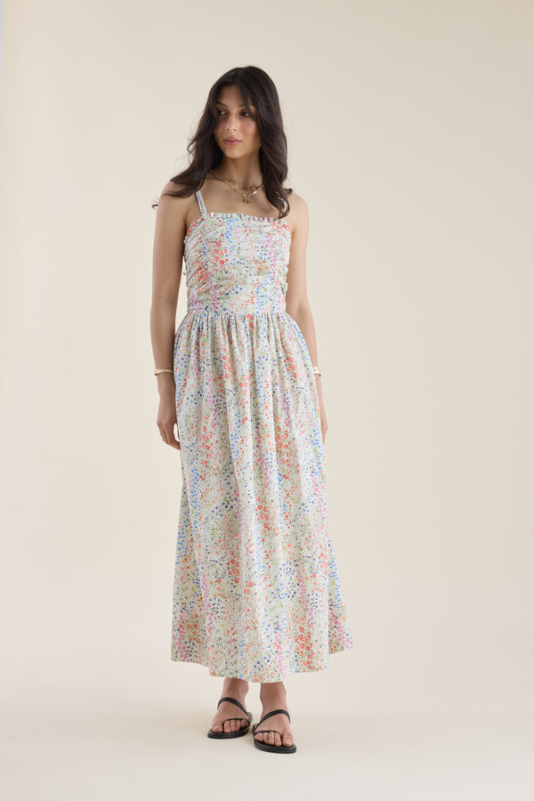 Elementary Gathered Bodice Dress