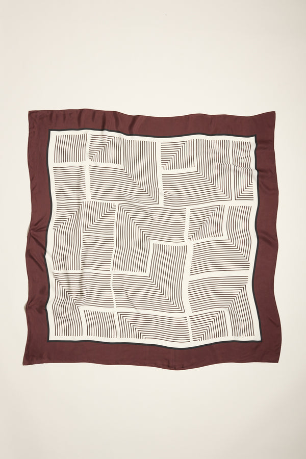 Elle Oversized Silk Blend Scarf