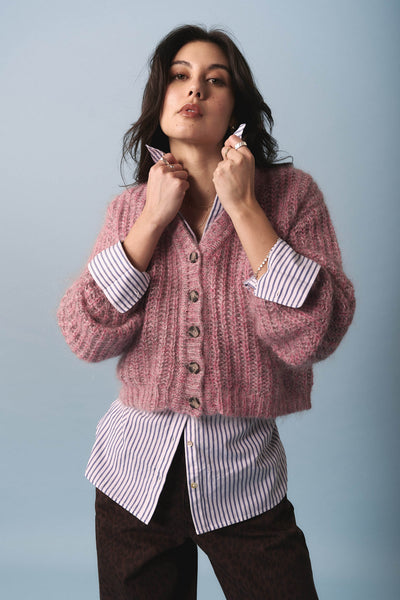トップス Ron Herman Corcoran Linen Knit Cardigan Ron Herman California Corcoran Linen Knit Cardigan News｜Ron