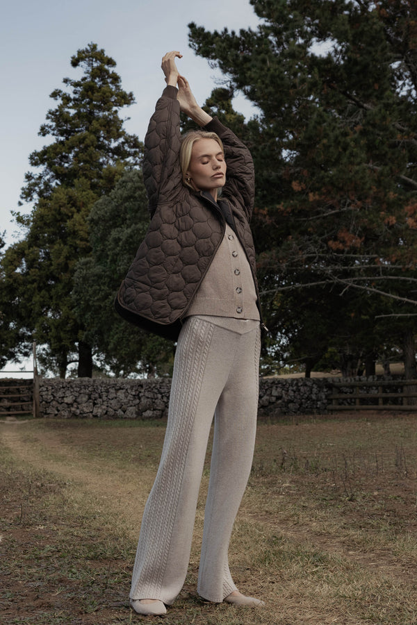 Elementary Cashmere Blend Knitted Jogger