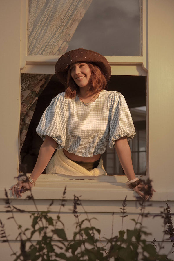 Coco Bubble Sleeve Top