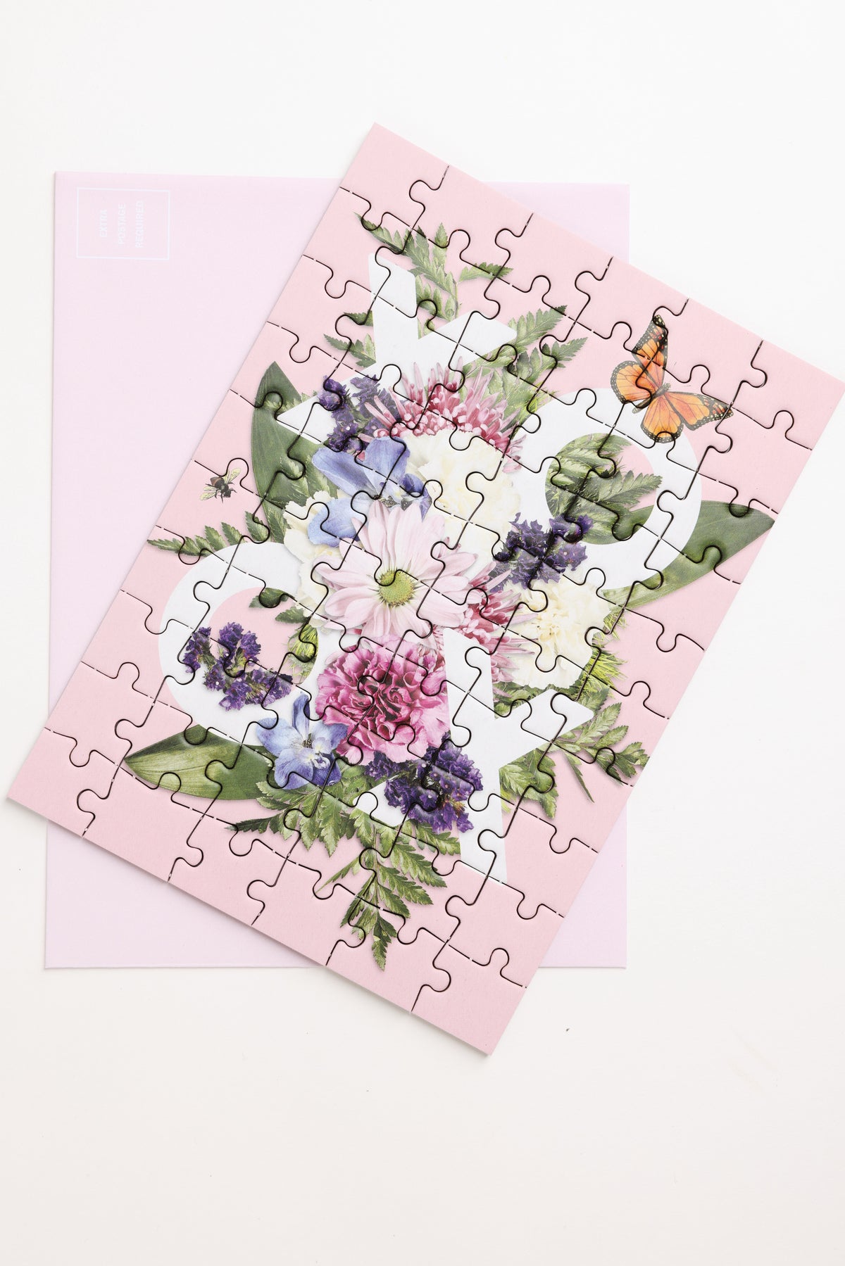 Shop XOXO Puzzle Greeting Card (Pink Multi) | Other – Max