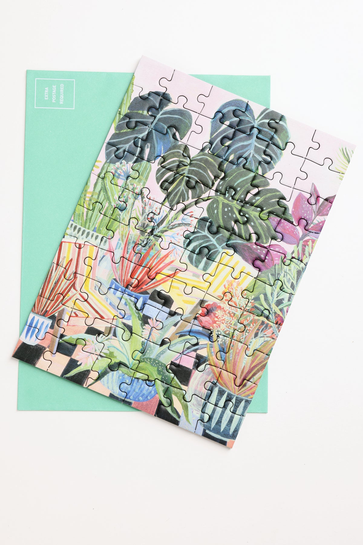 Shop Houseplants Puzzle Greeting Card (Multi) | Other – Max