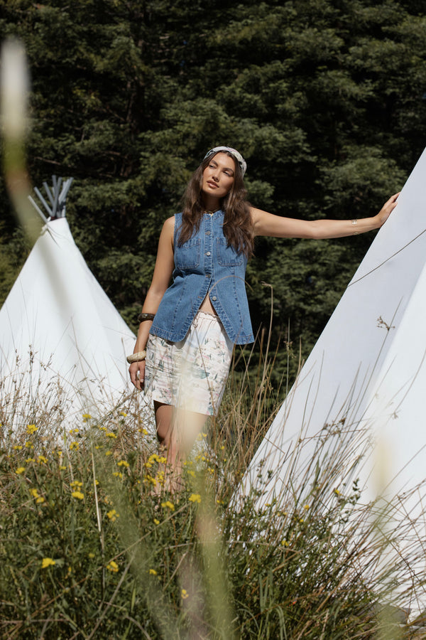 Skylar Denim Vest