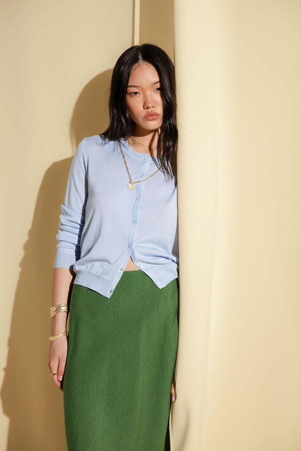 The Merino Silk Cardi