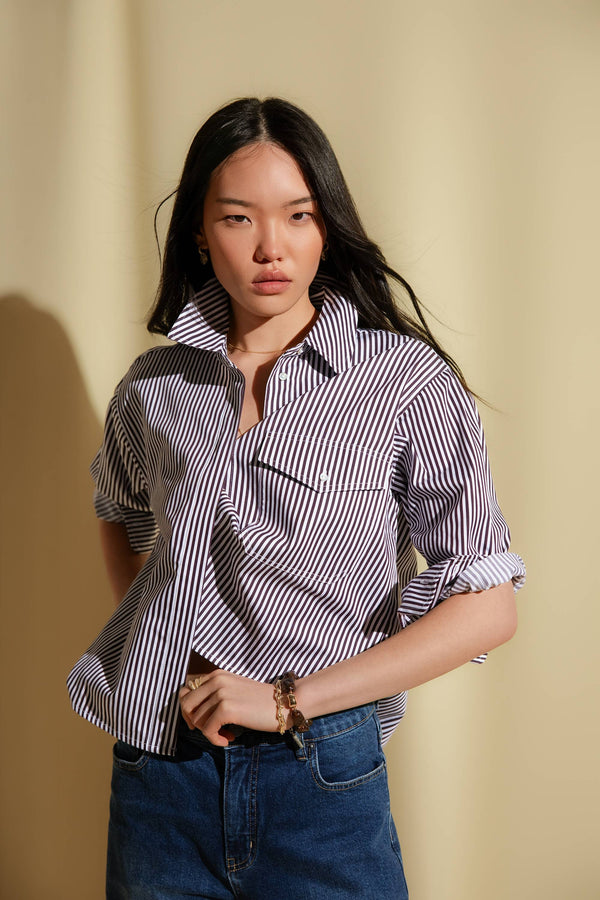 Leah Stripe Detail Shirt