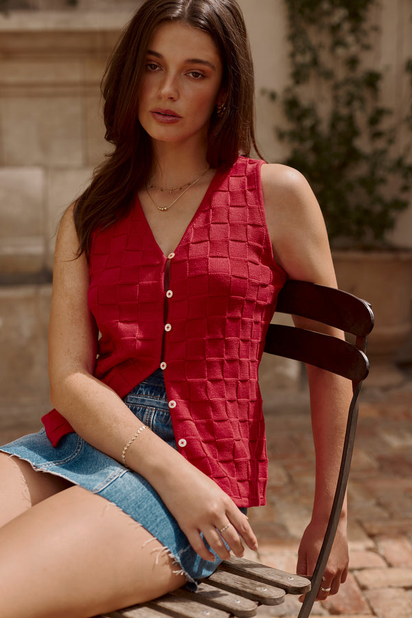 Opal Knit Vest Top