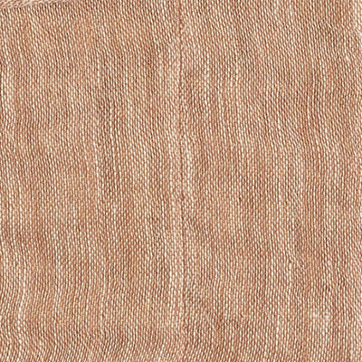 Close-up of NZ woven beige fabric, highlighting its textured, detailed thread patterns.