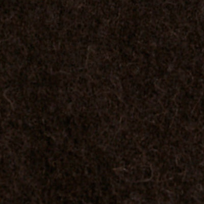 Close-up view of a dark brown, fibrous textured surface, possibly wool felt or fabric, showing fine, irregular fibers throughout.