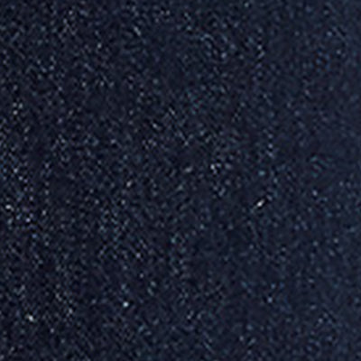 Close-up of NZ dark blue denim fabric with visible texture and weave.