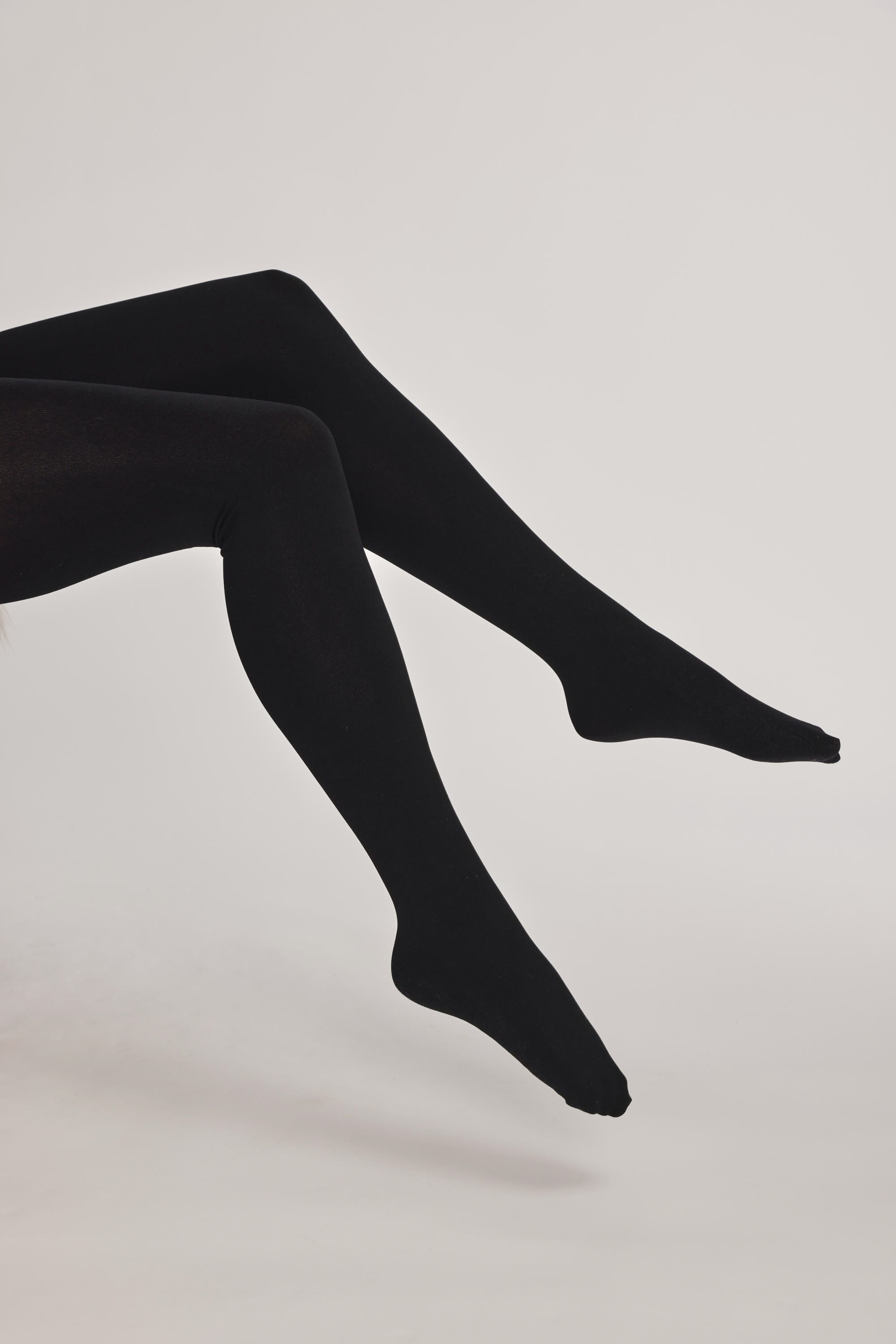 Black fleece cheap tights
