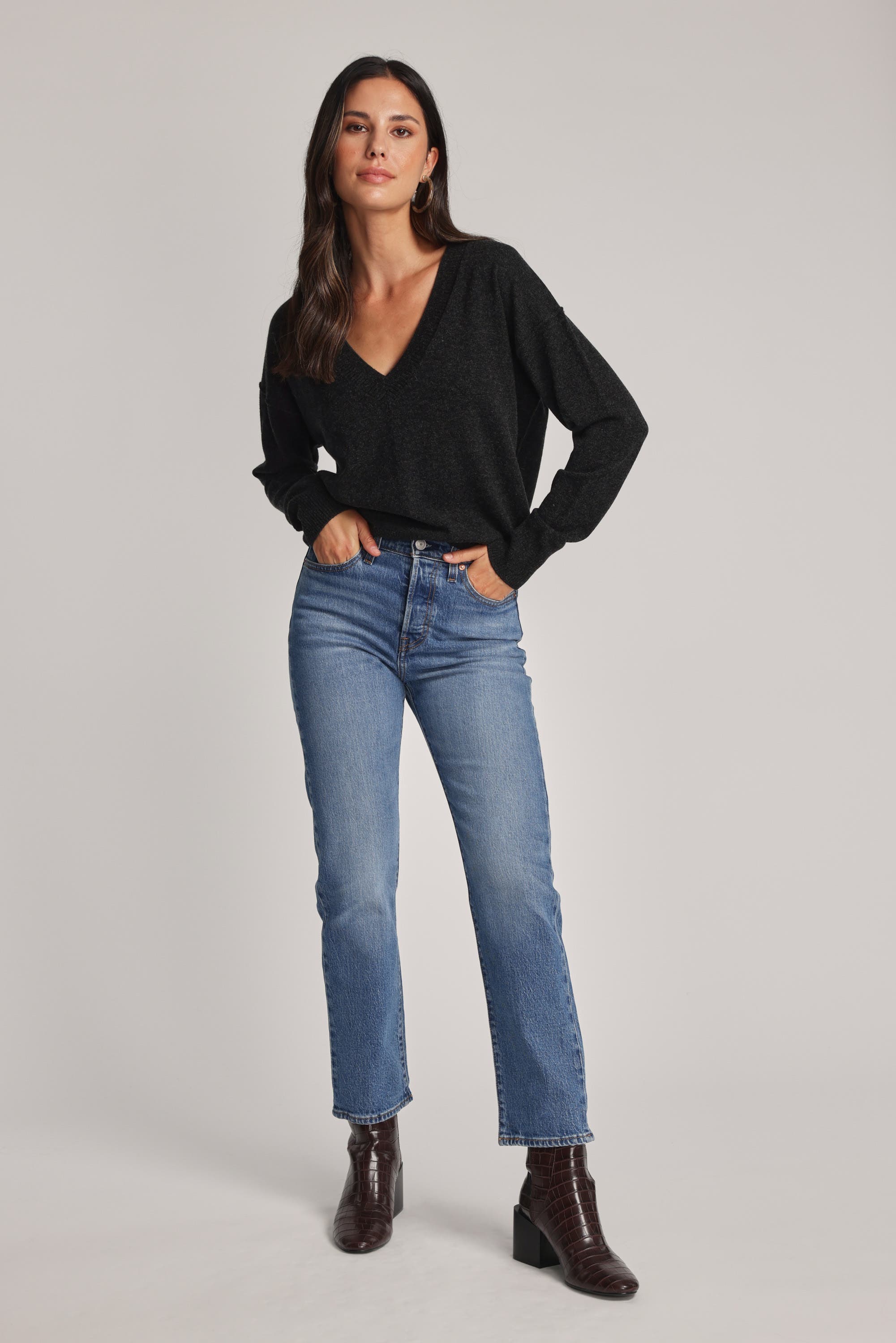 Levi's Wedgie Icon High-Rise Jeans  Levis wedgie icon, Levi jeans outfit,  Straight jeans outfit