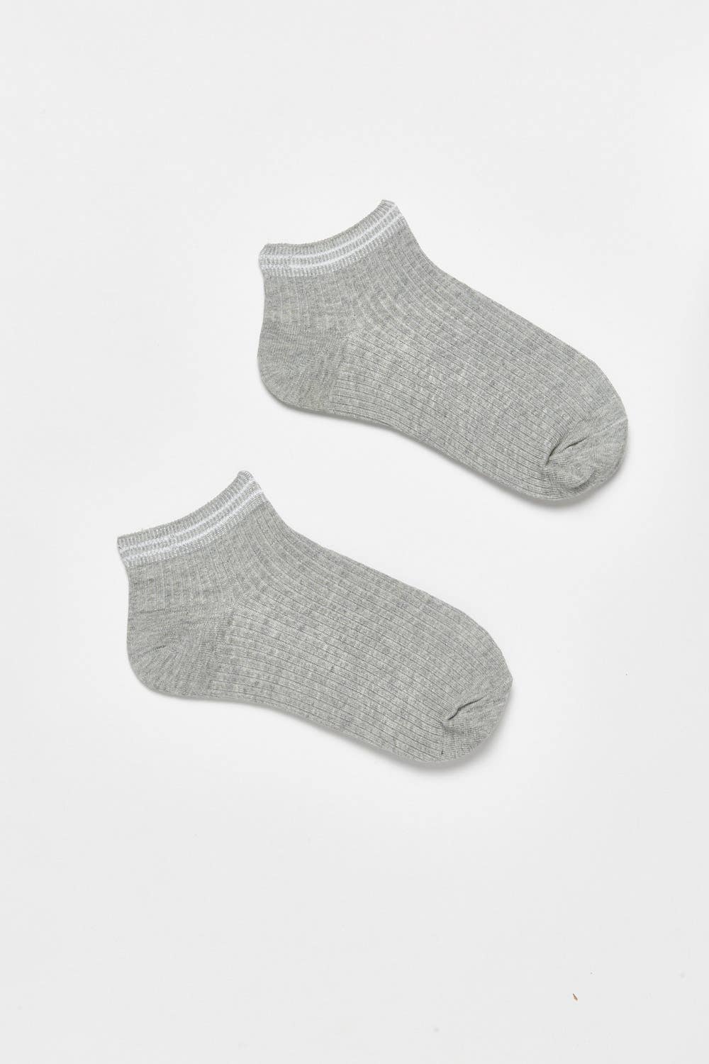 Women's gray outlet ankle socks