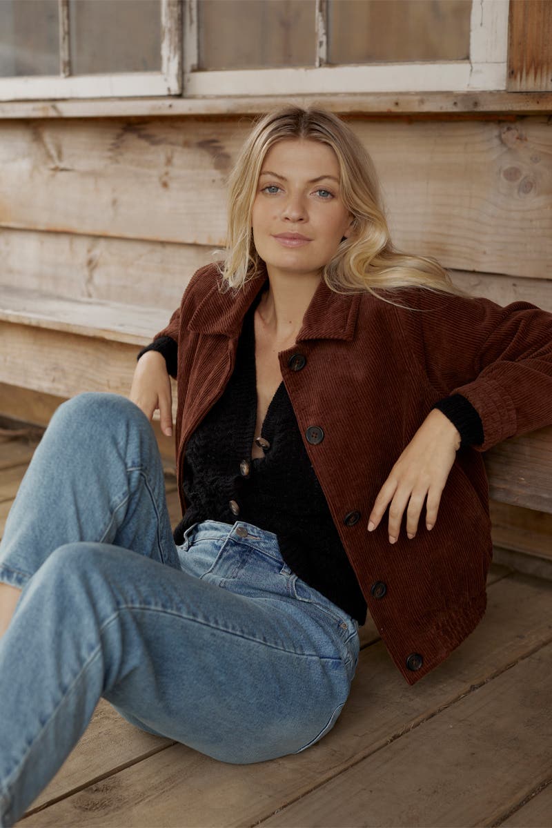 Hailey corduroy outlet jacket