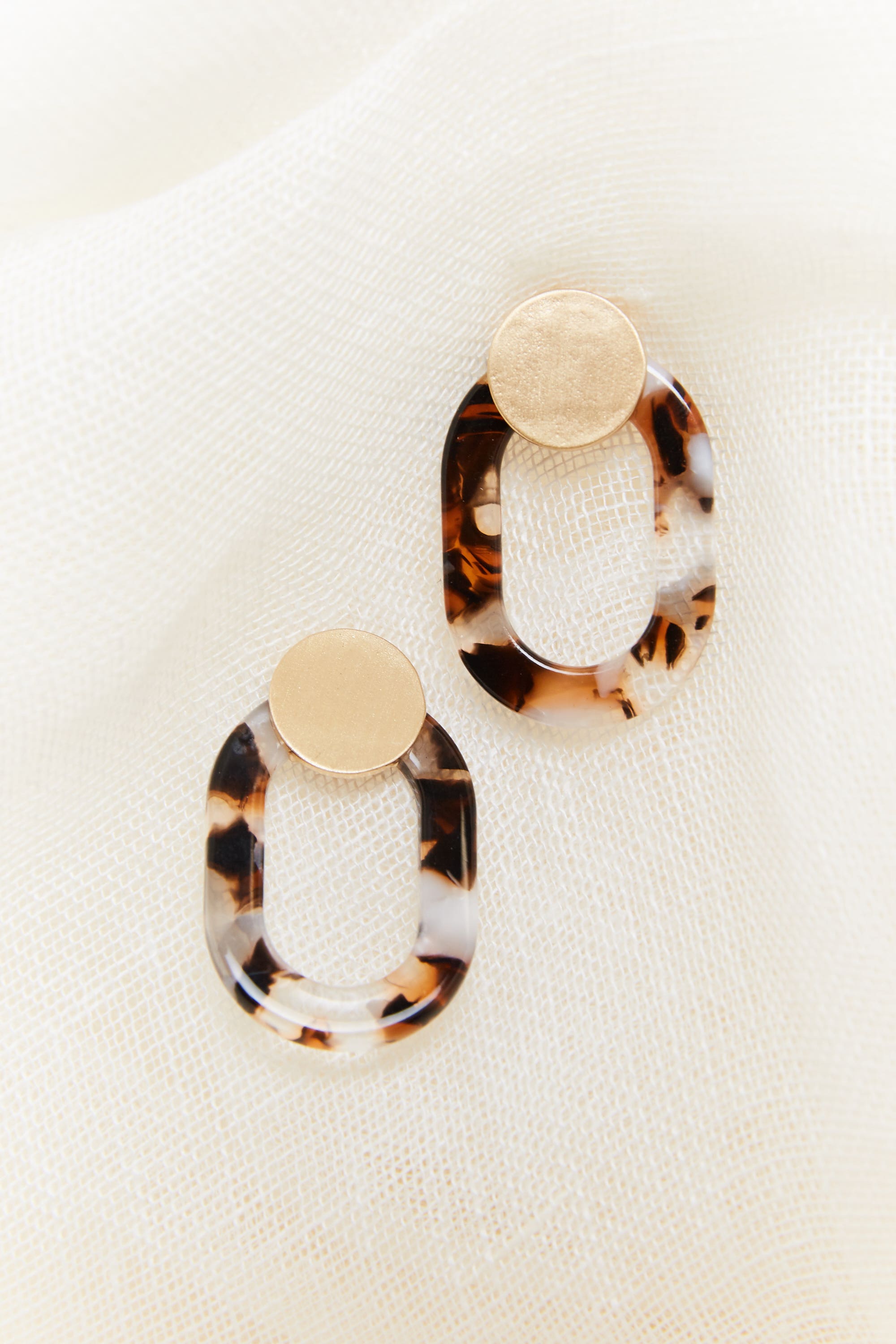 Tortoise shell hoop earrings nz on sale