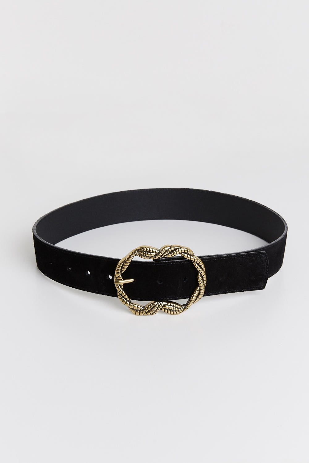 Shop Chloe Antique Buckle Belt in Black | Max Women's Fashion NZ