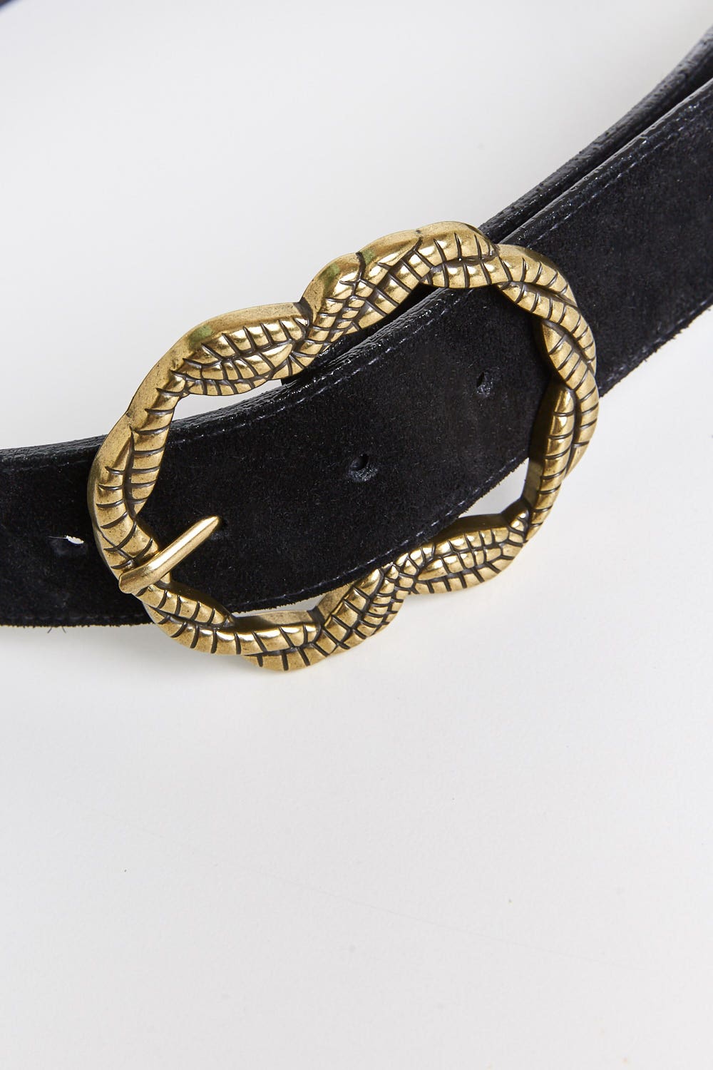 Shop Chloe Antique Buckle Belt in Black | Max Women's Fashion NZ