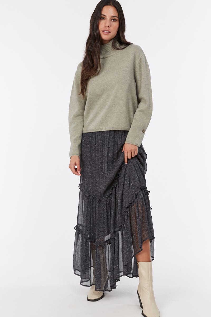 Shop Phoebe Tiered Maxi Skirt in Prints | Max Women's Fashion NZ