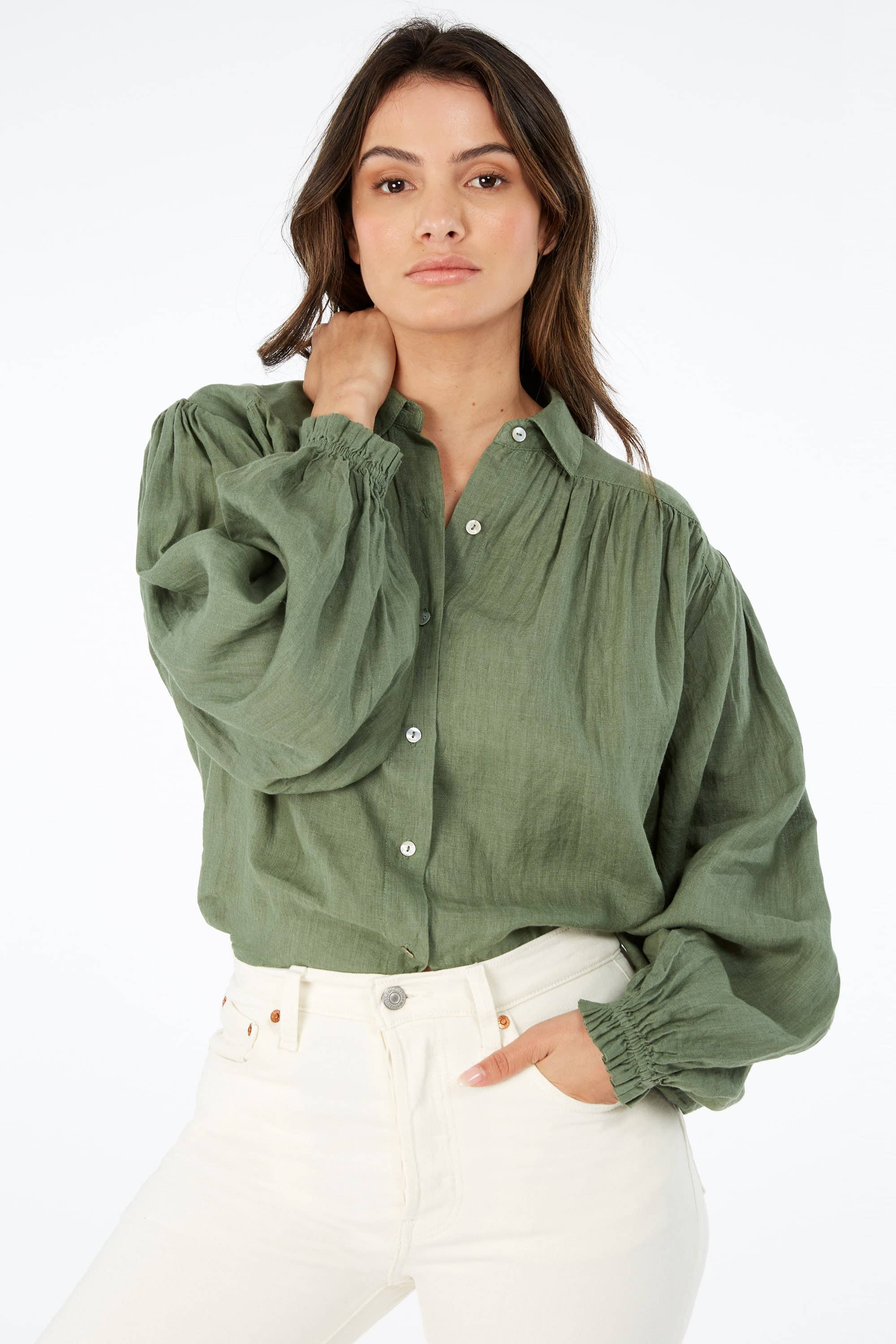Next ladies linen tops store