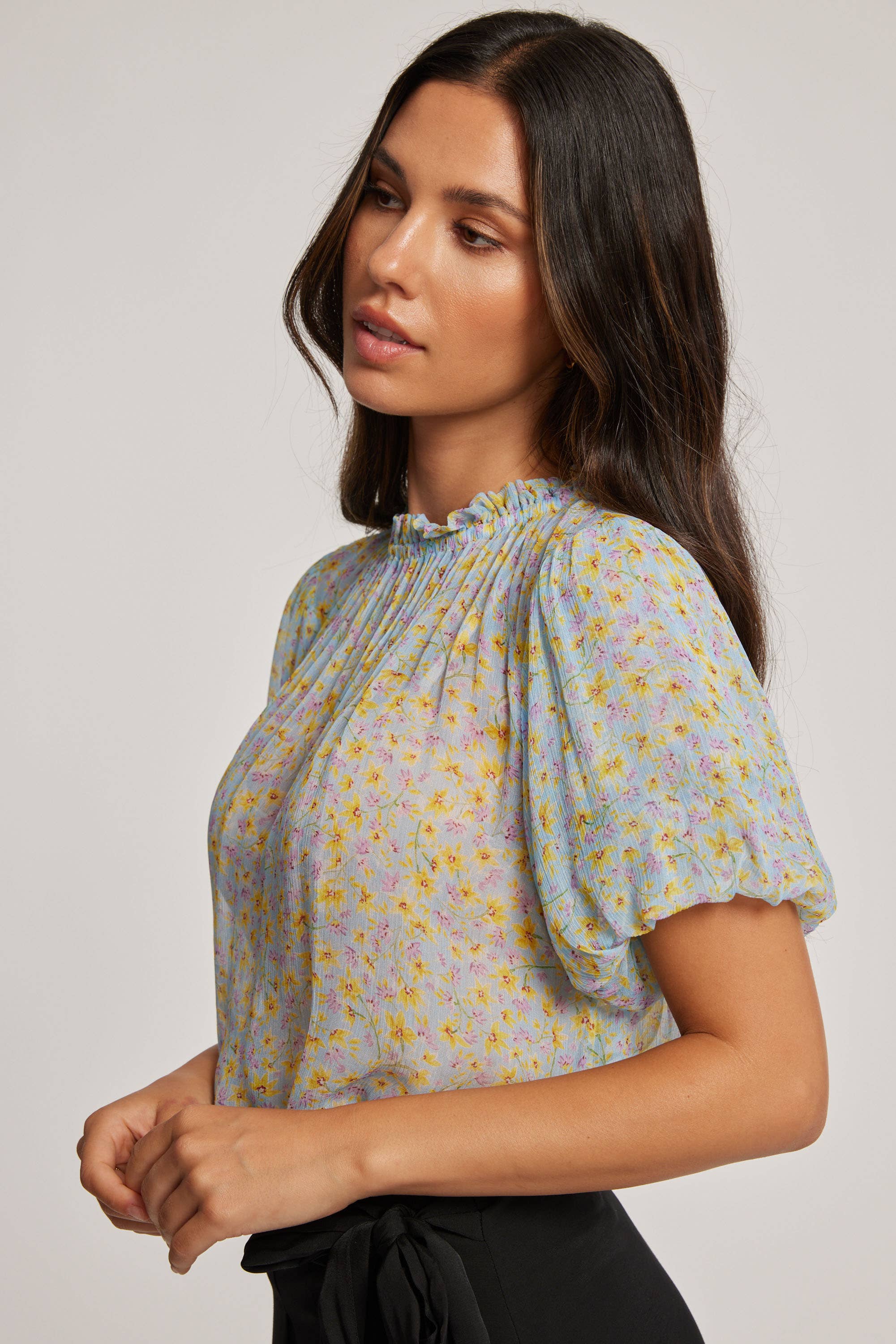 Shop Lena Puff Sleeve Top in Prints | Max Women's Fashion NZ