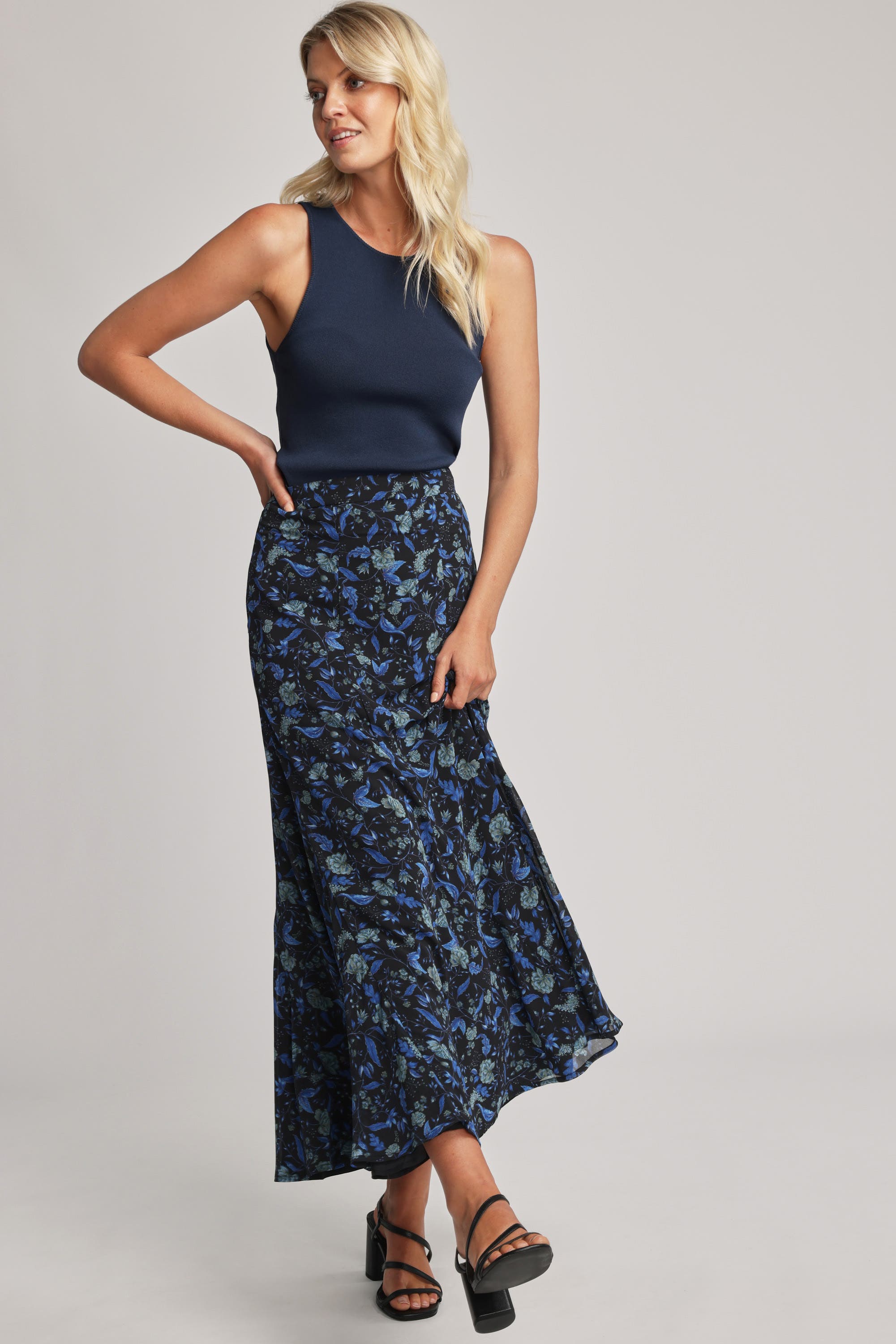 Floral maxi new arrivals skirt nz