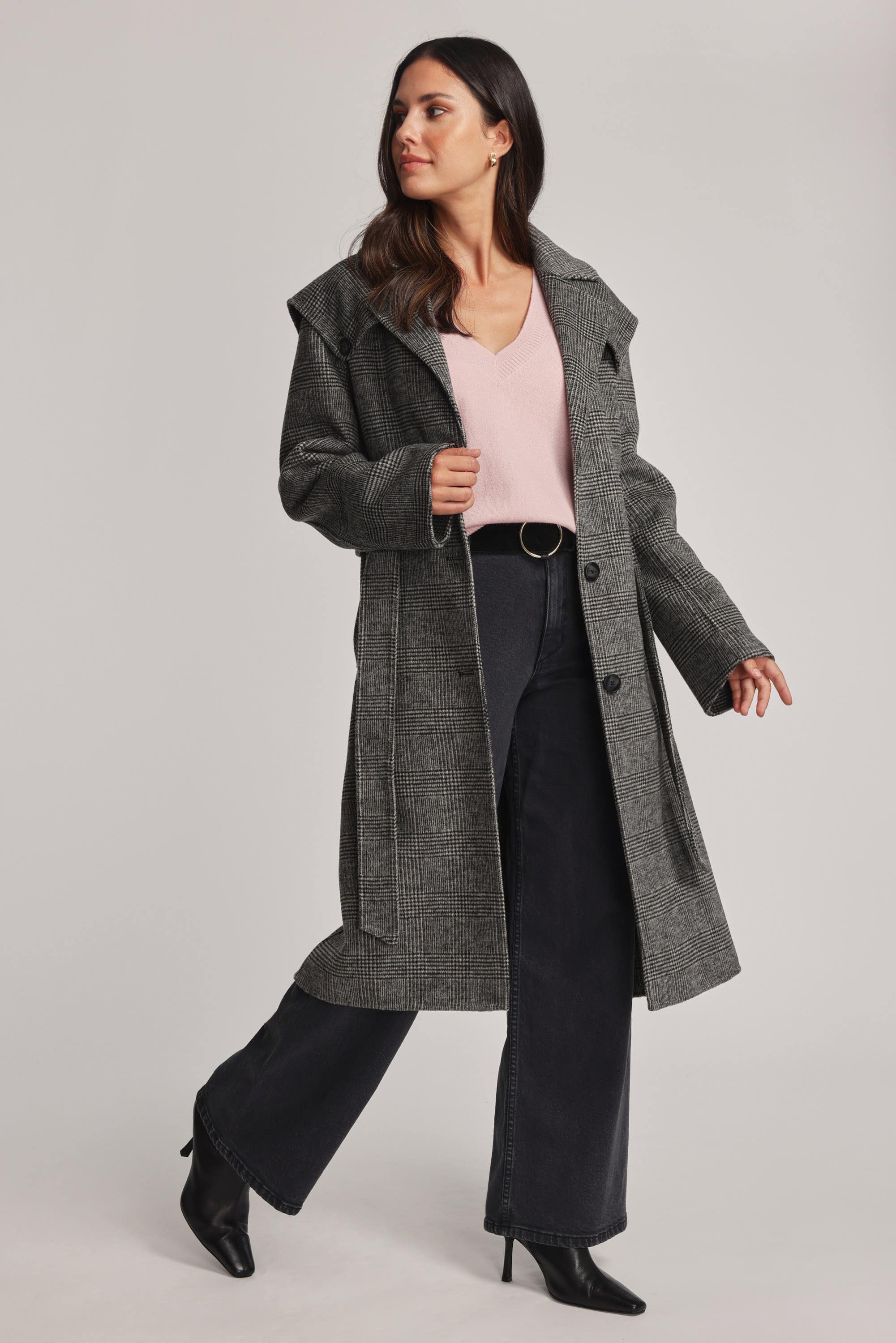 Shop The Hooded Wool Coat in Multi Max Women s Fashion NZ