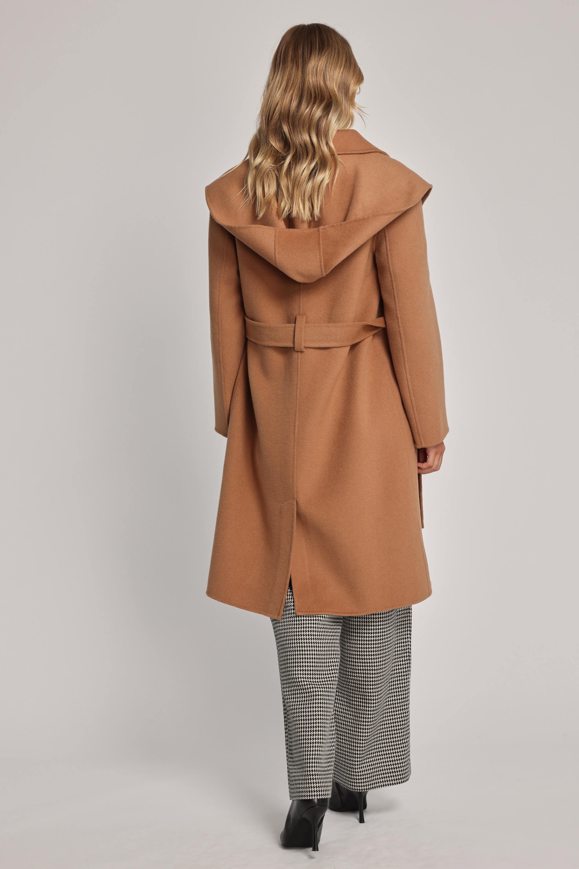 Wool jacket on sale with hood